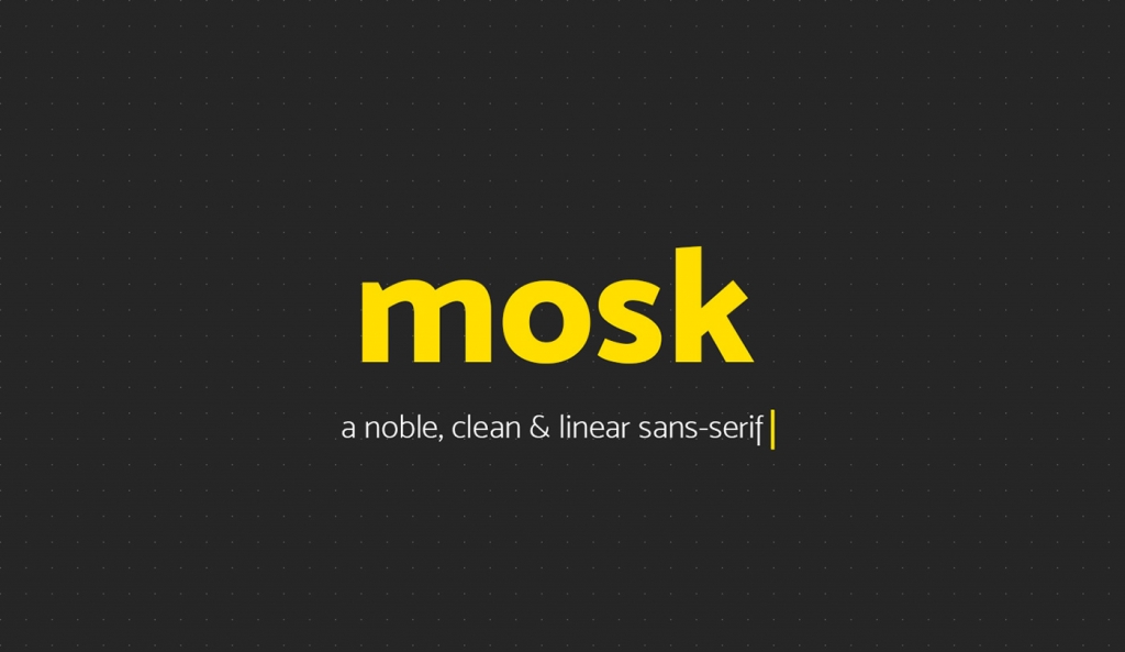 Most - A free modern sans serif font family for website and graphic design
